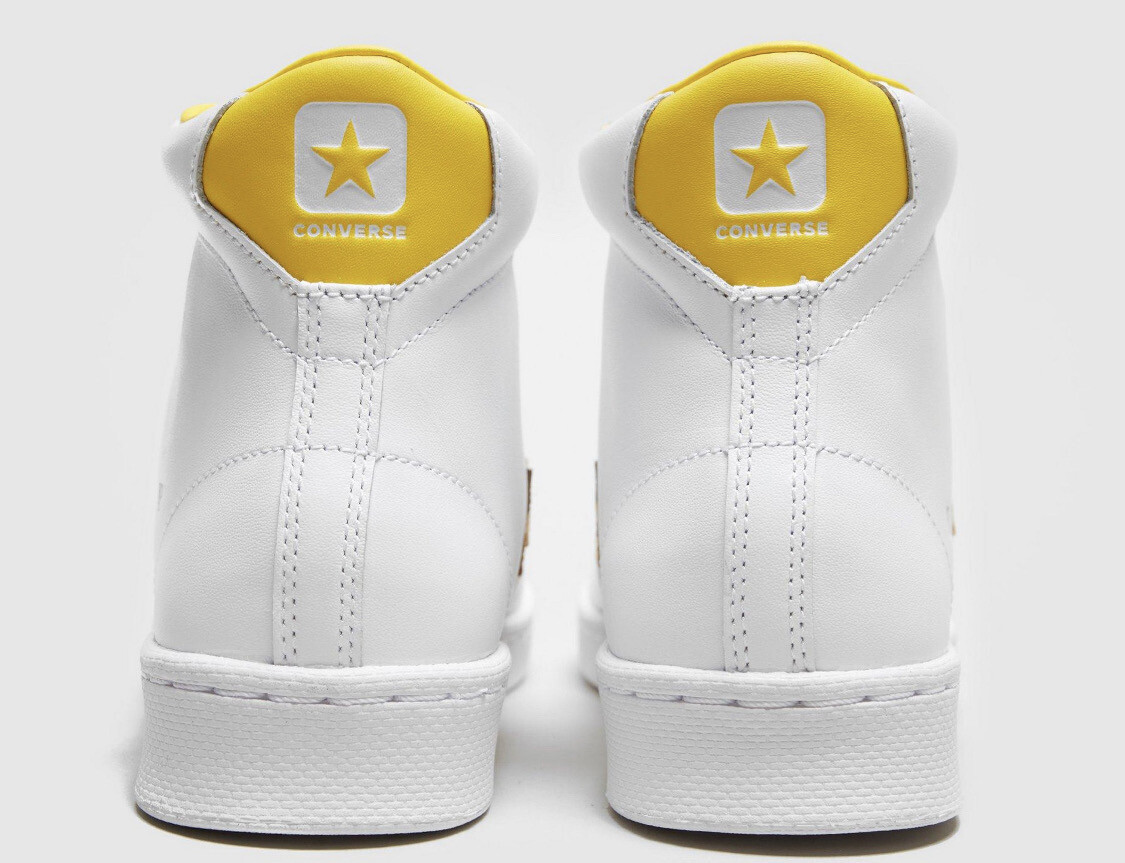 Converse Pro Leather Mid White & Yellow