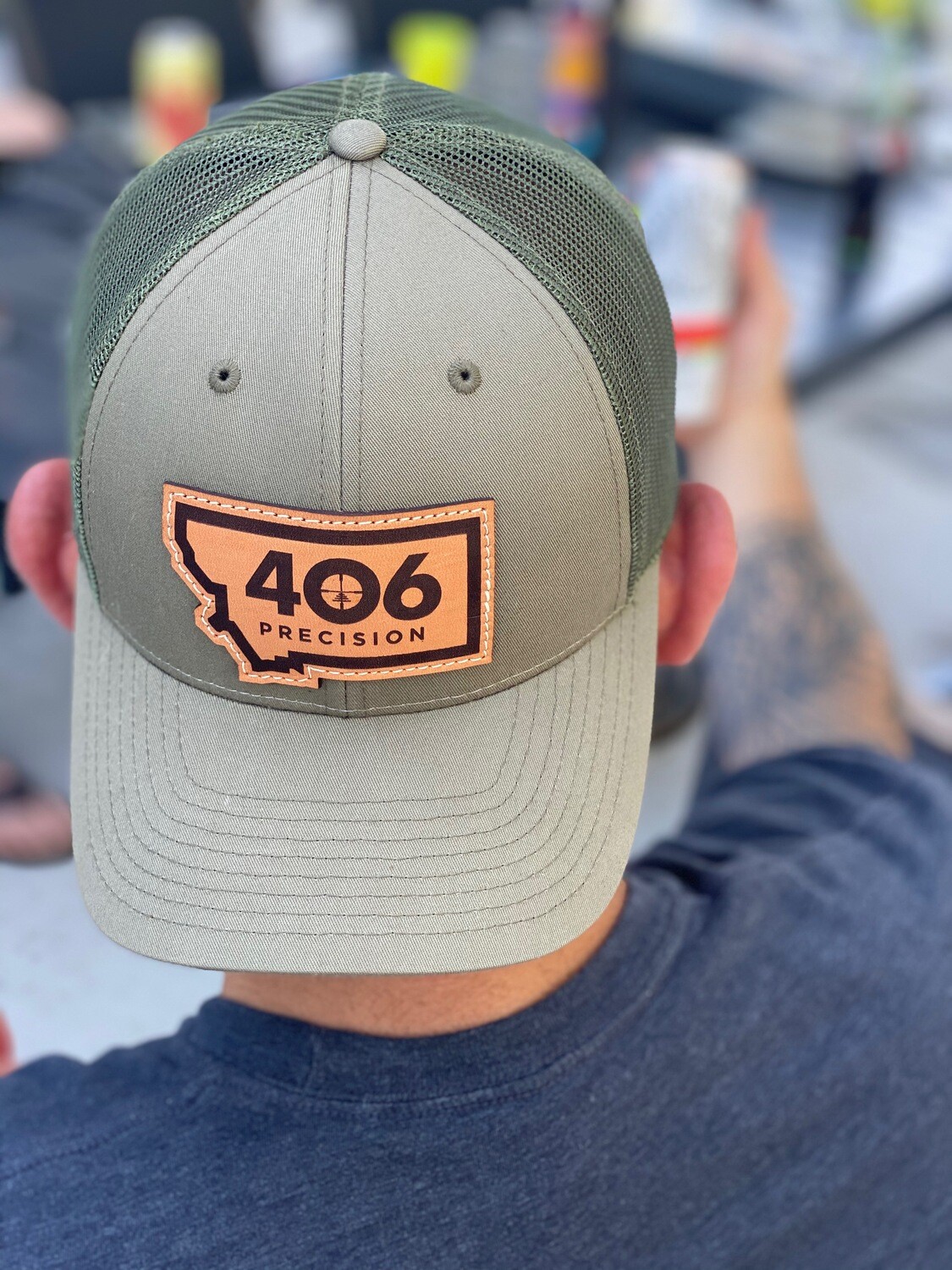 406-precision-custom-leather-patch-hat