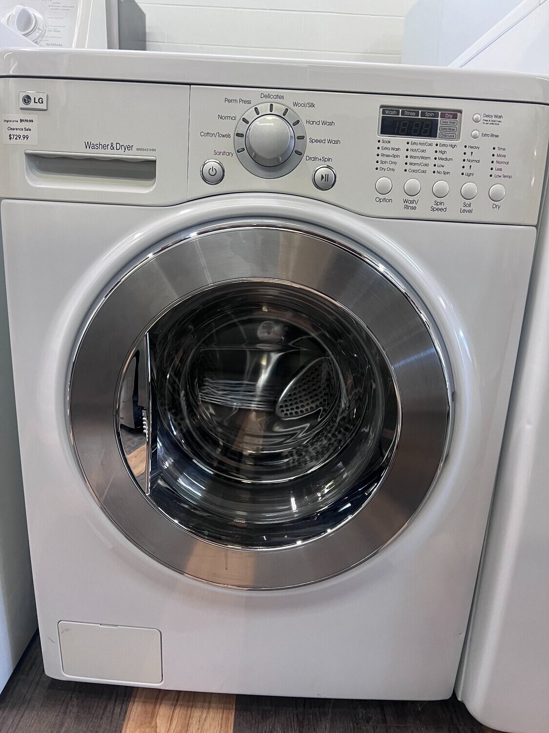 LG Compact Washer Dryer combo WM3431HW