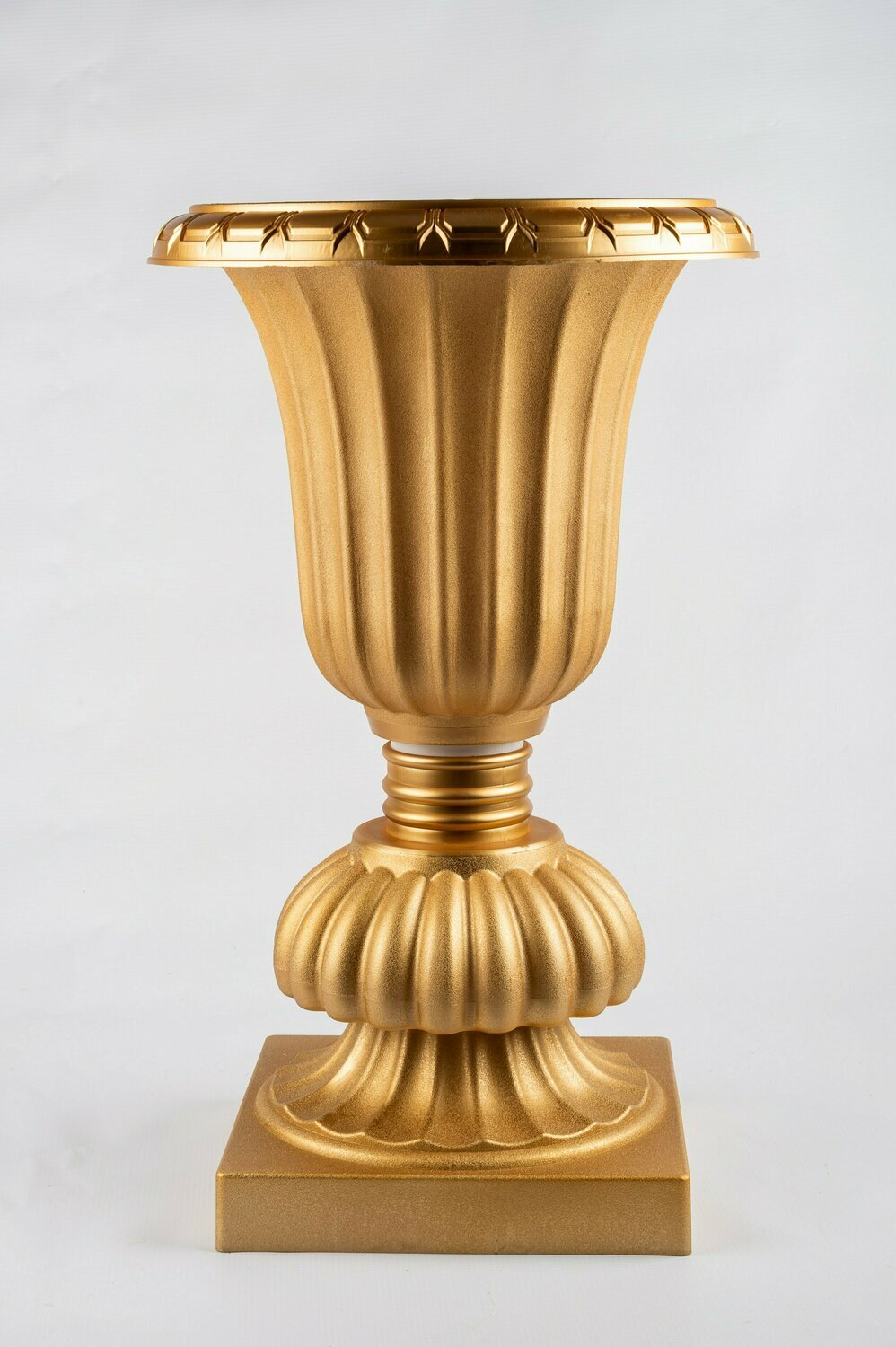 Plastic Vase Gold 22x30x50cm decorations