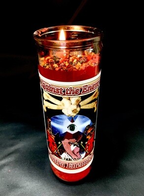 Dressed 7 Day Candle Against Enemies