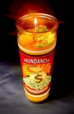 Dressed 7 Day Candle Abundance and Prosperity