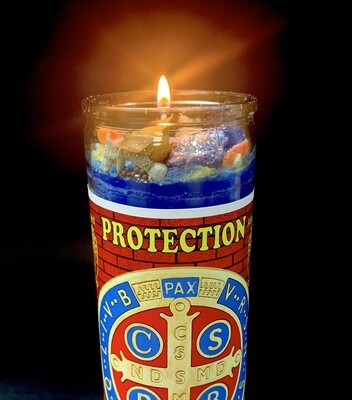 Dressed 7 Day Candle Protection St. Benito