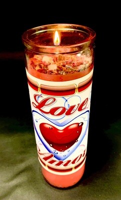 Dressed 7 Day Candle Love
