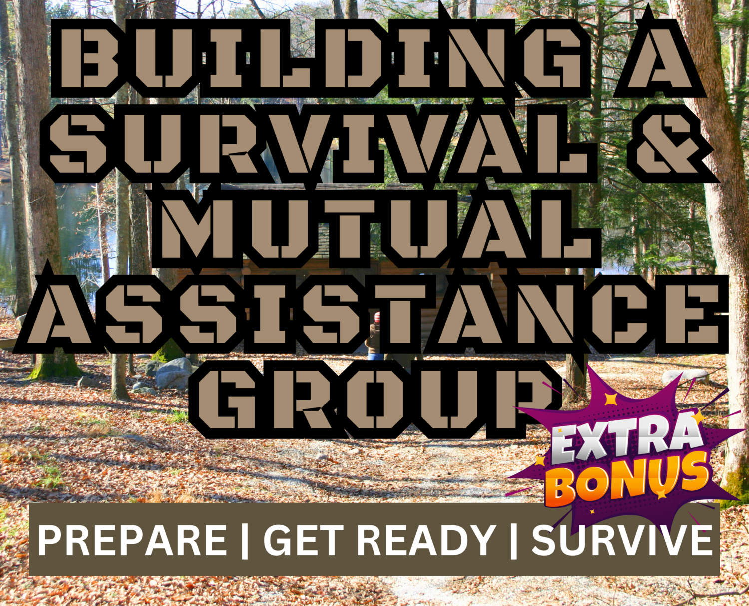 Retreat Arrival Checklist &amp; How To Build a Survival Group Printable ...