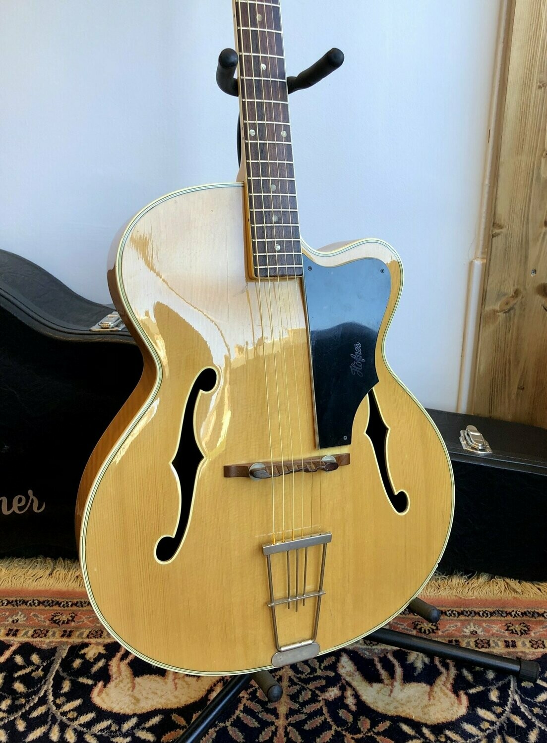1970's Hofner 457 Archtop Acoustic Guitar