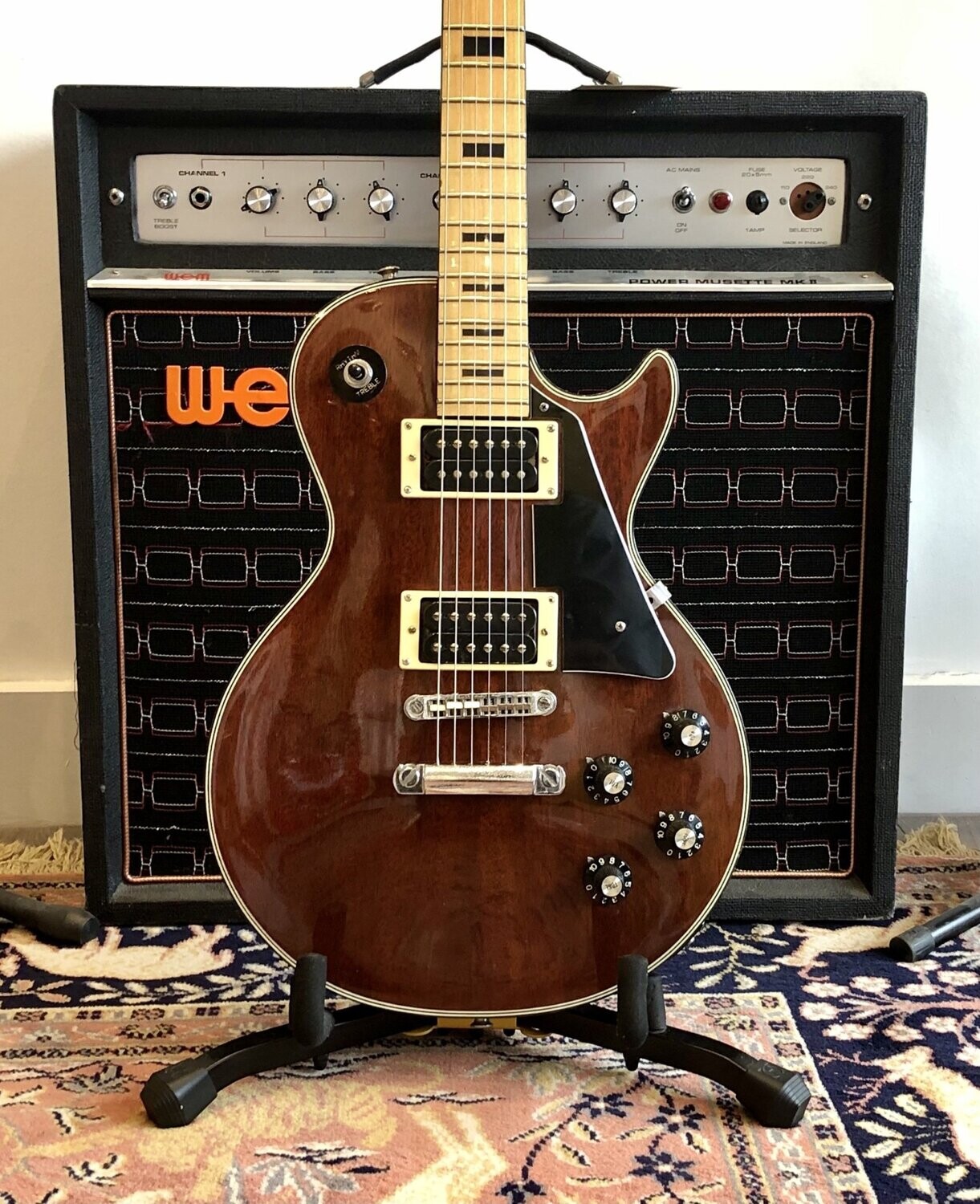 1976 Custom branded Les Paul Custom Copy MIJ, Matsumoku