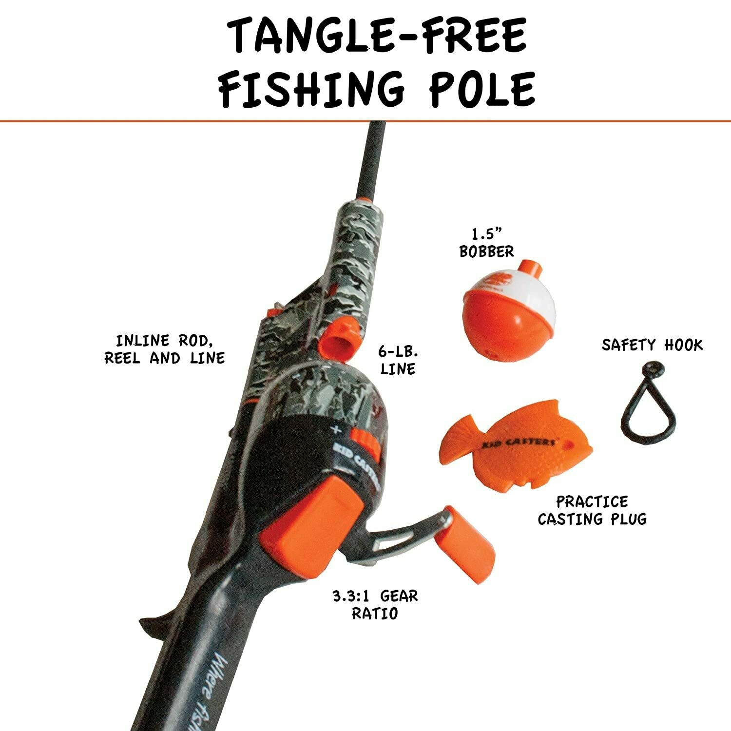 Kid Casters Tanglefree Fishing Combo 55340129