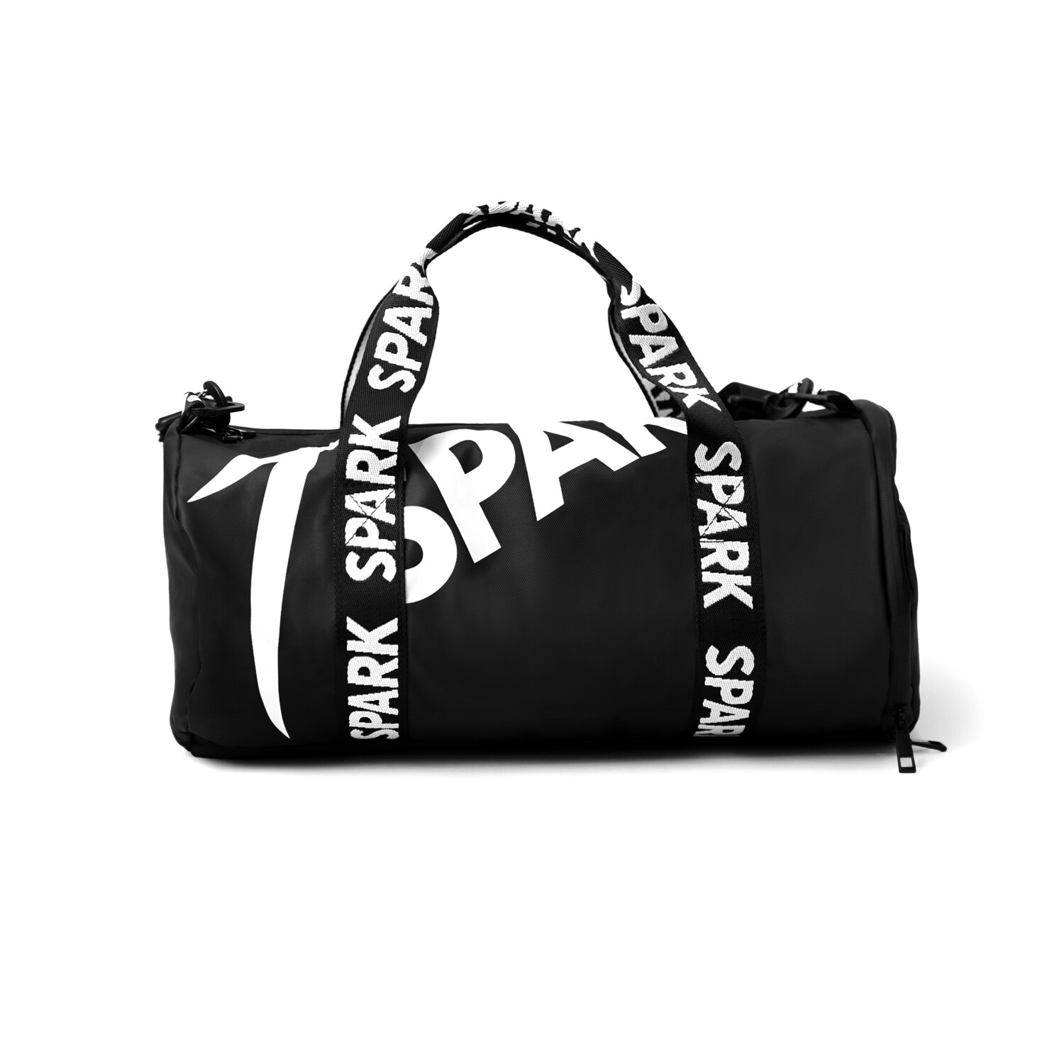 Black/Yellow Mini Duffle Bag PU Waterproof Duffle Bag SPARK