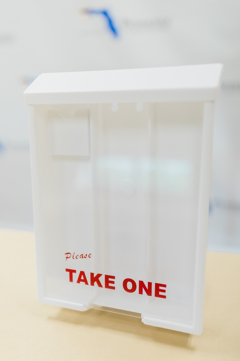 BROCHURE BOX with CARD HOLDER