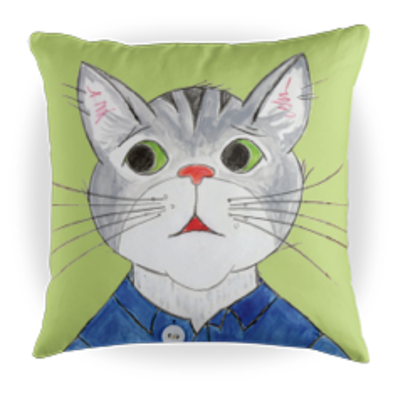Toby the Cat Children's Decorative Pillows Oli Kids Co Oliver Poons Books & Gifts Oli