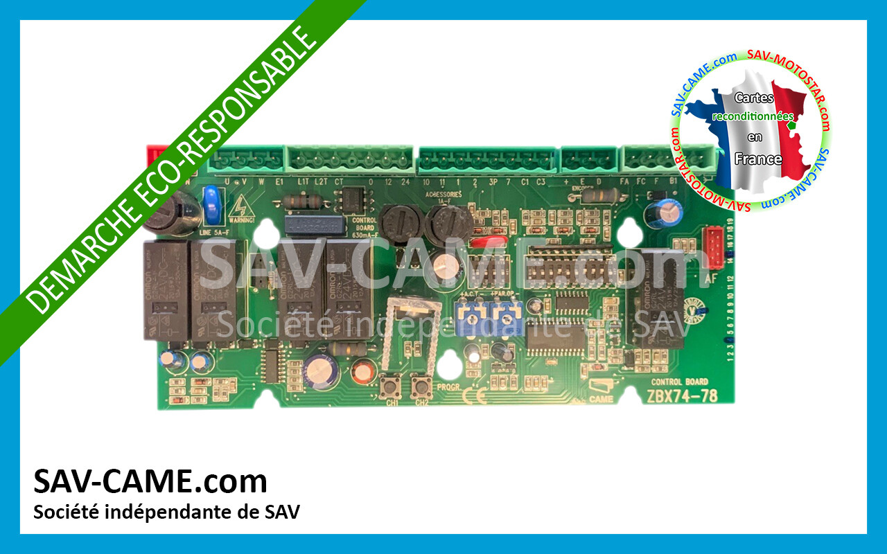 Carte Came ZBX7478 reconditionnée — free download