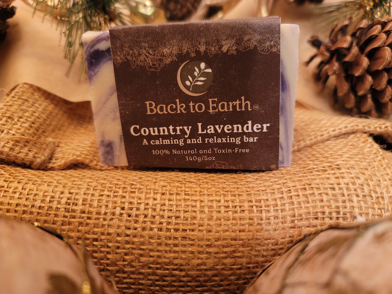 Country Lavender Calming Bar Soap 140g/5oz