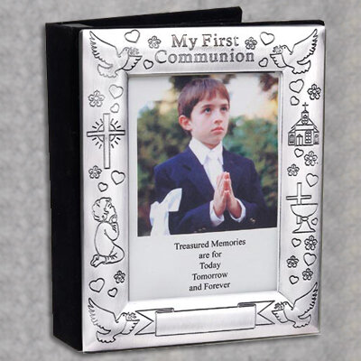 First Holy Communion Silverplated Photo Album