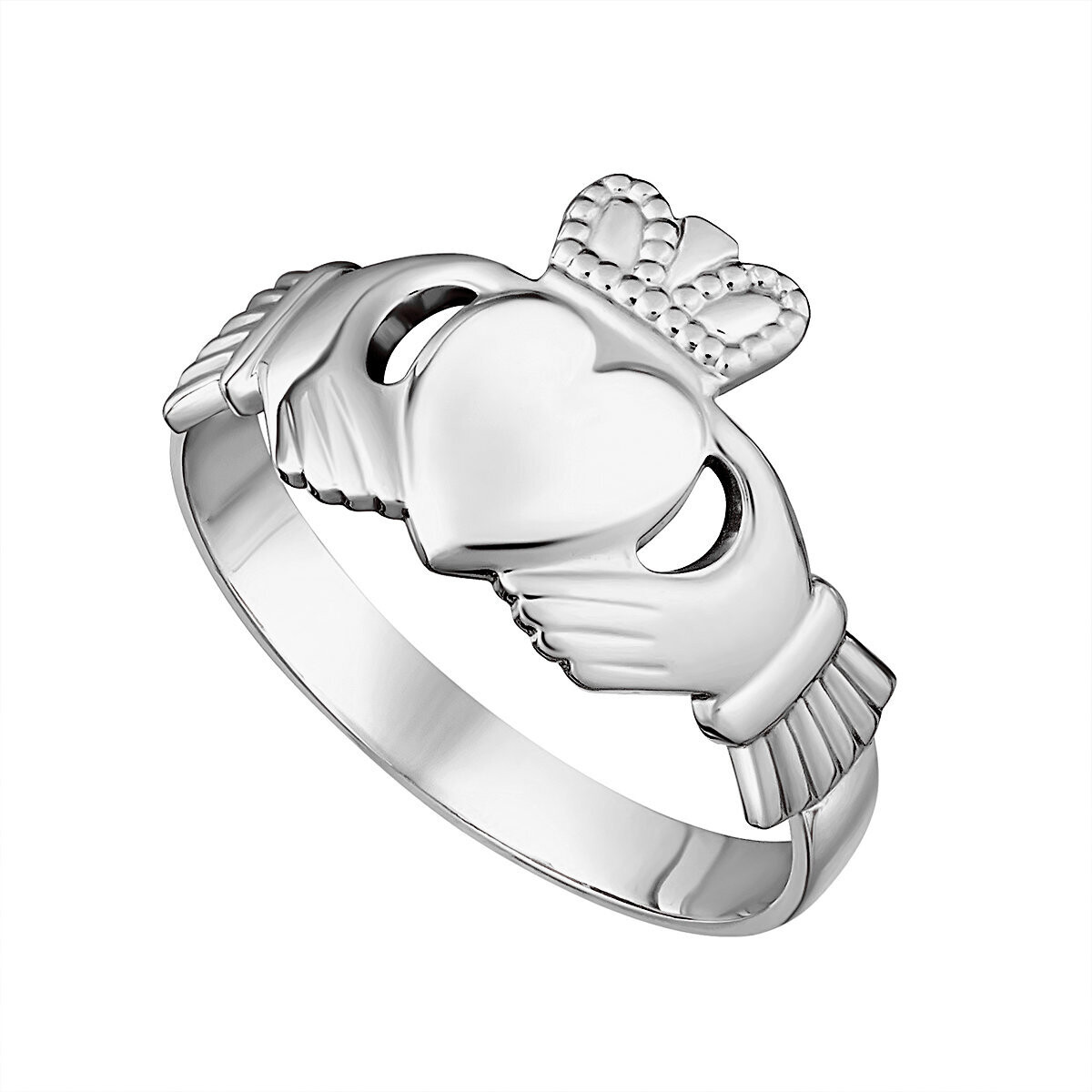 Mens Claddagh Ring Sterling Silver Our Standard, Best Selling
