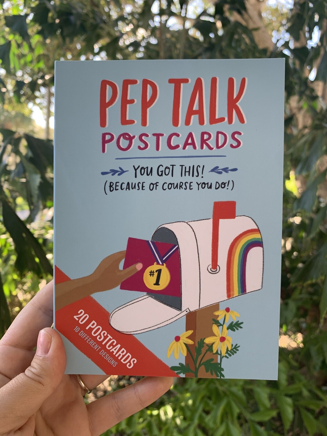 Pep Talk Postcards Book