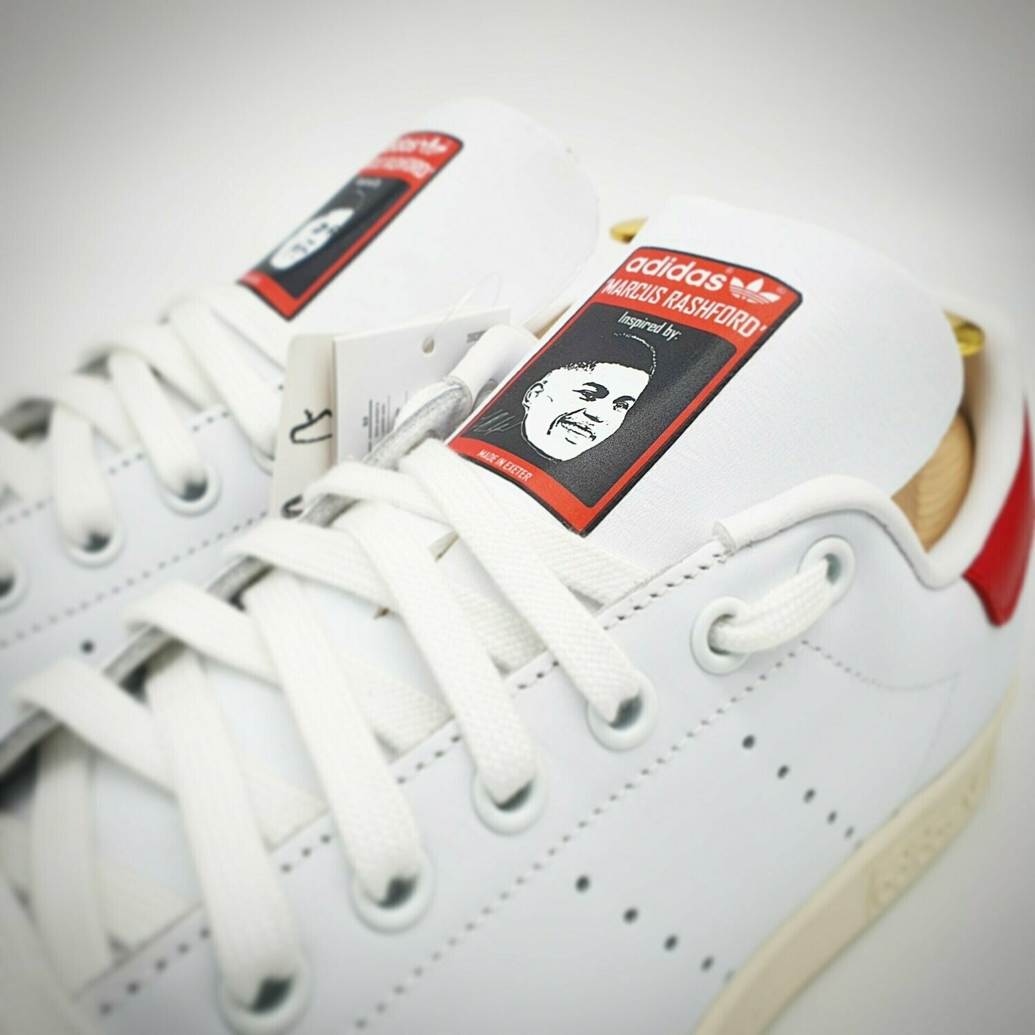 adidas Stan Smith - Custom Marcus Rashford tribute - Man Utd
