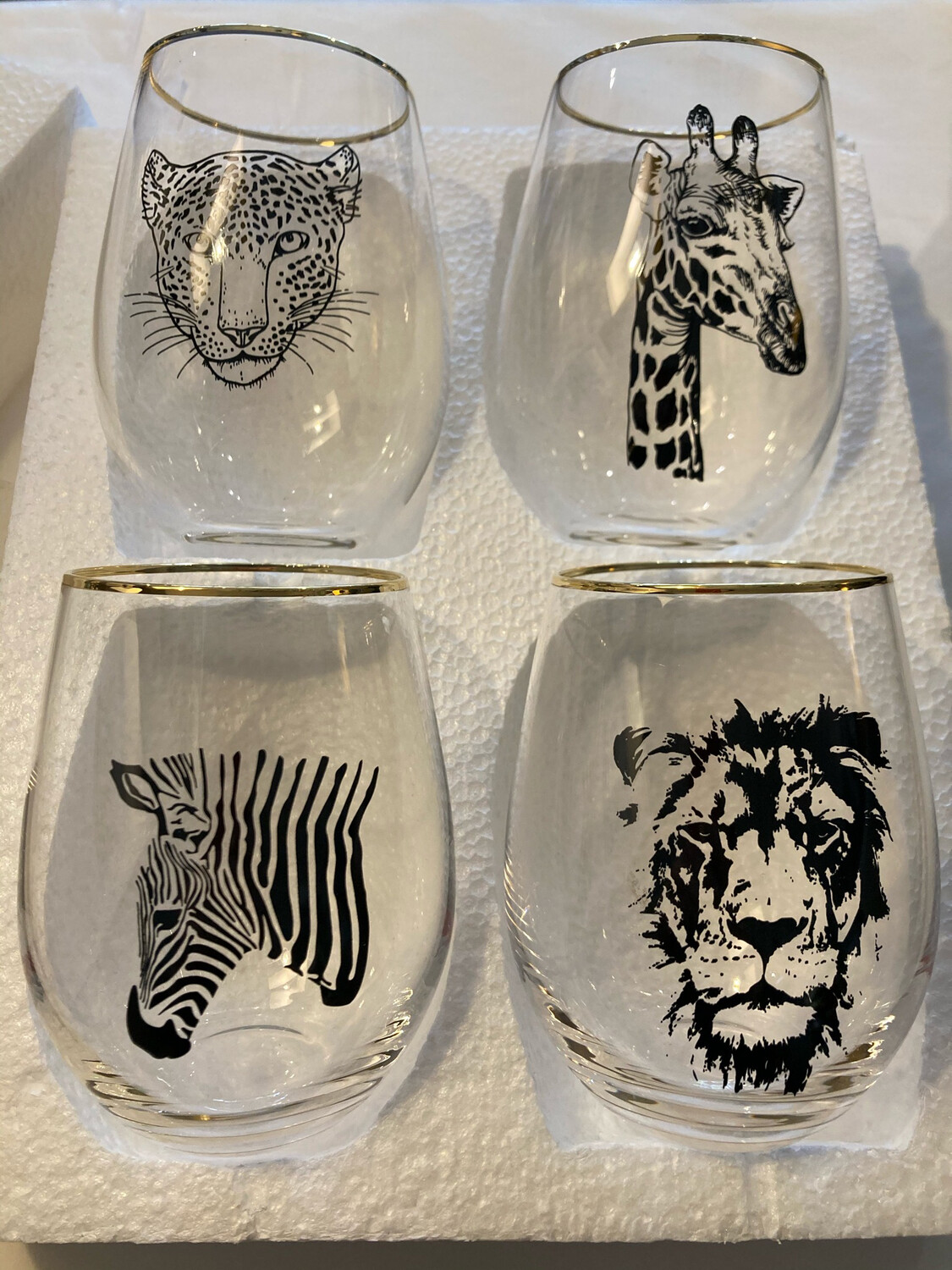 Safari Glasses (set of 4)