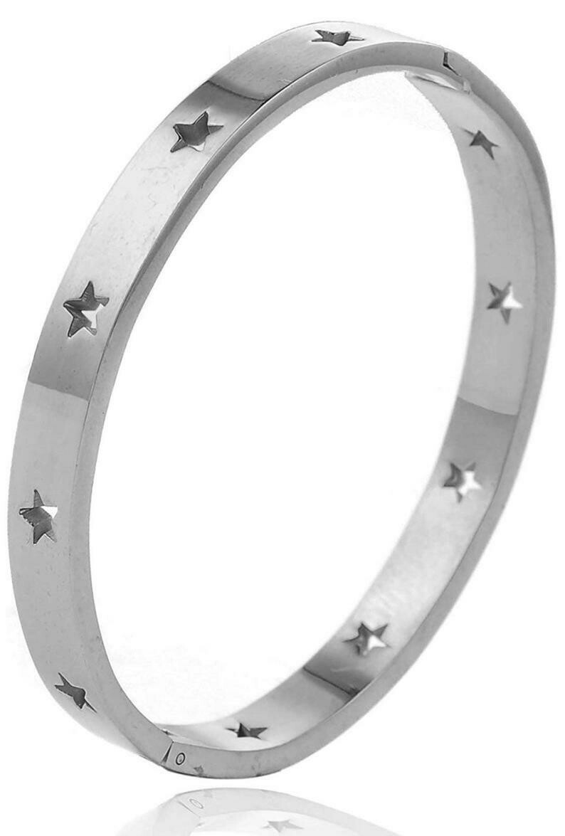 Stars Bangle Silver