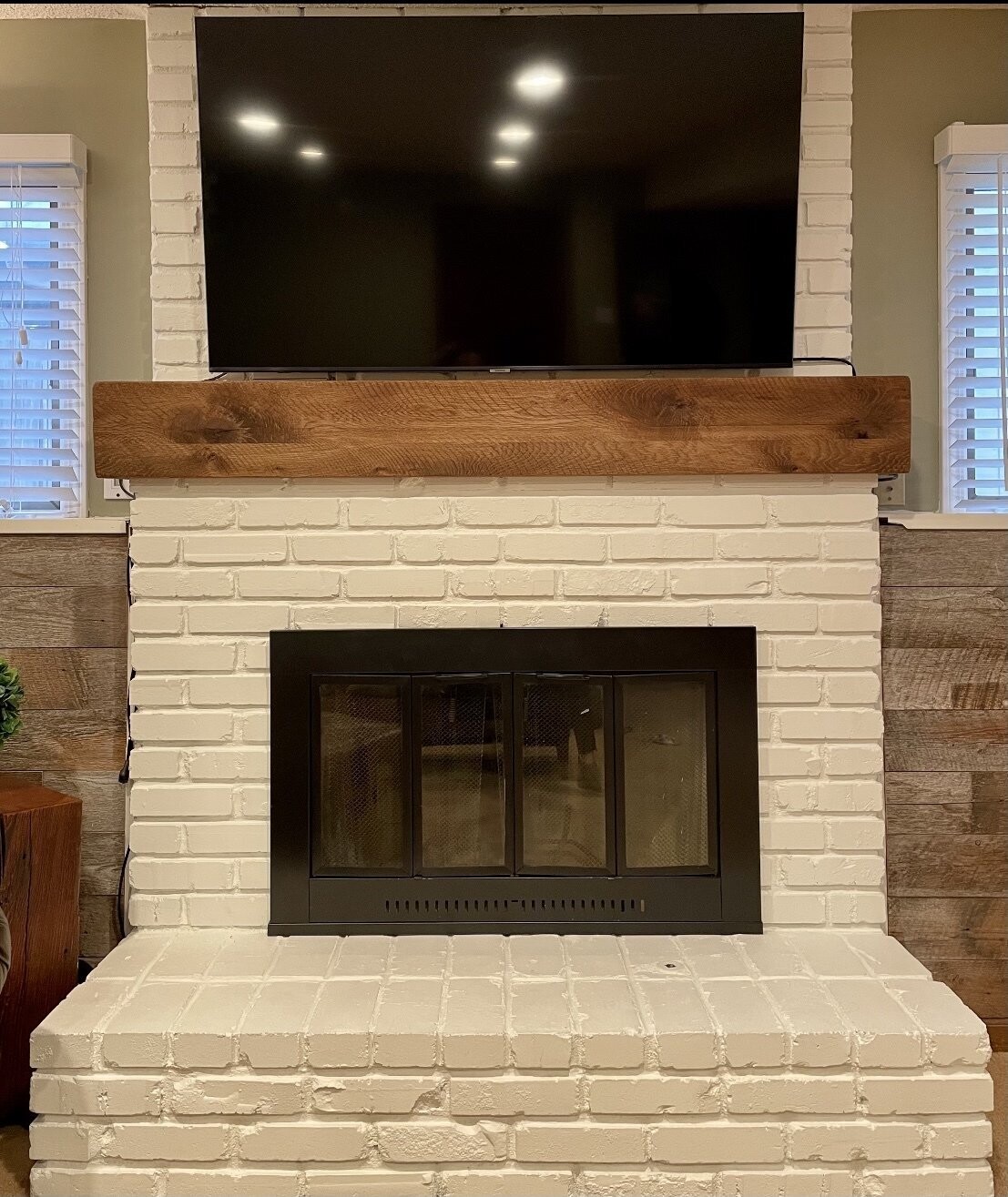 White Oak Mantel