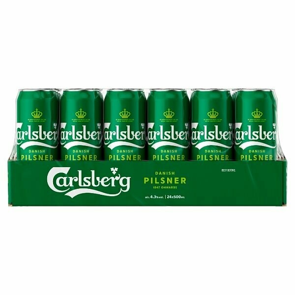CARLSBERG CAN 500ML case of 24