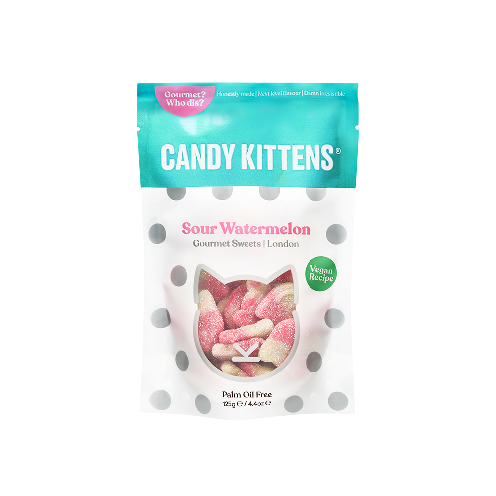 Candy Kittens Sour Watermelon 9 x 125g bags