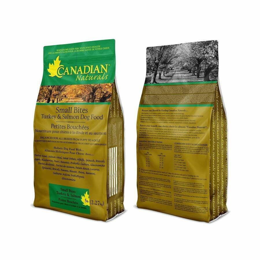 Canadian Naturals Dog Food Small Bites Turkey & Salmon 2 ...