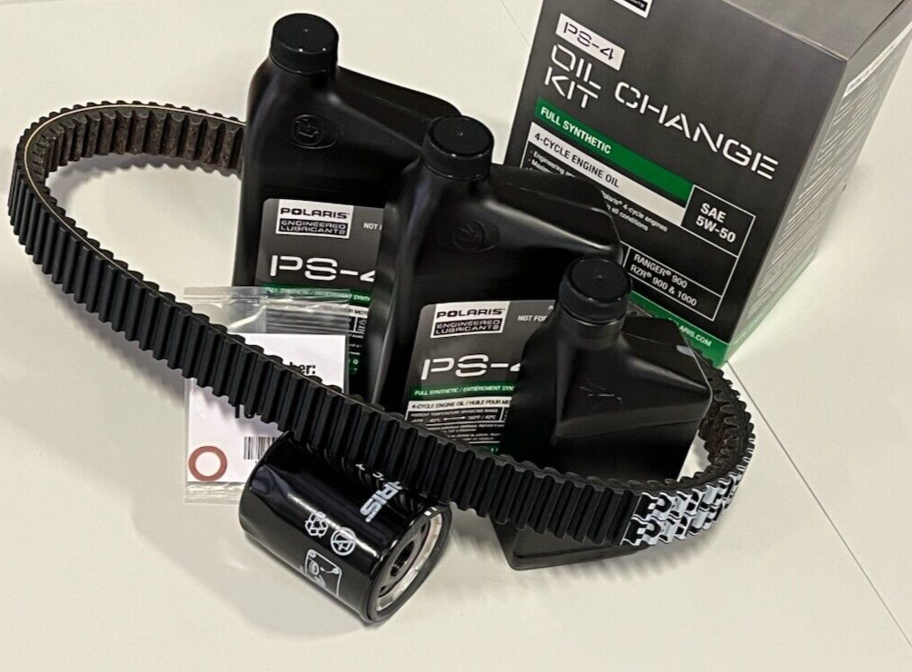 20132019 Polaris Ranger 900 Oil Change Kit Filter & Drive Belt OEM