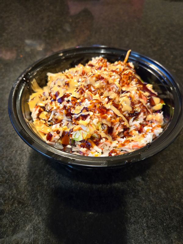 Crabmeat Rice Bowl