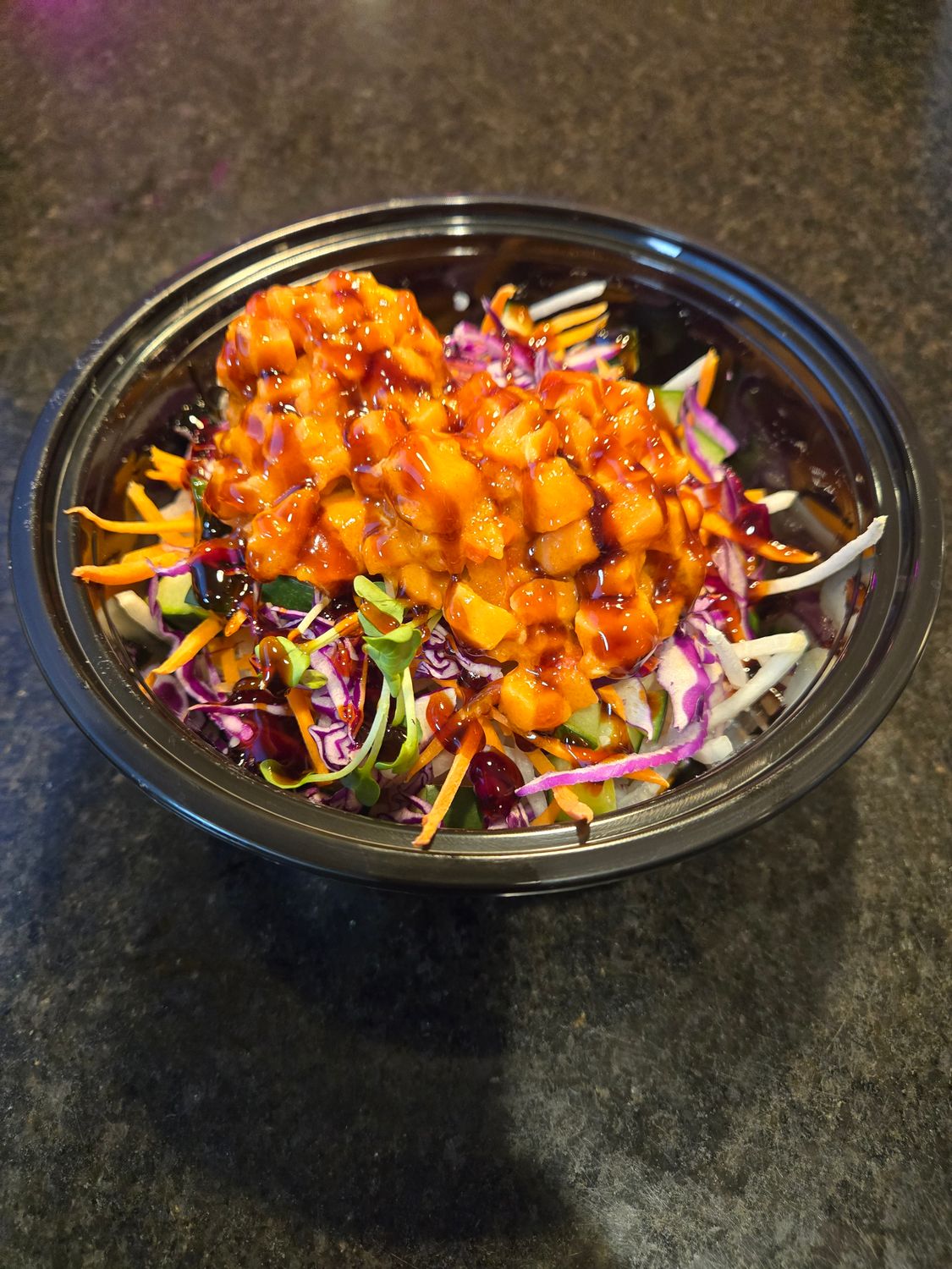 Spicy Salmon Rice Bowl