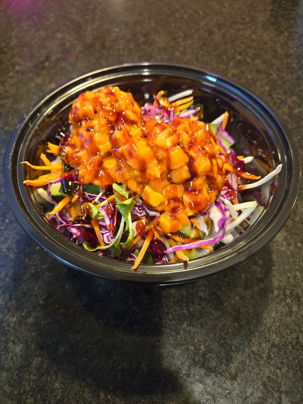 Spicy Salmon Rice Bowl