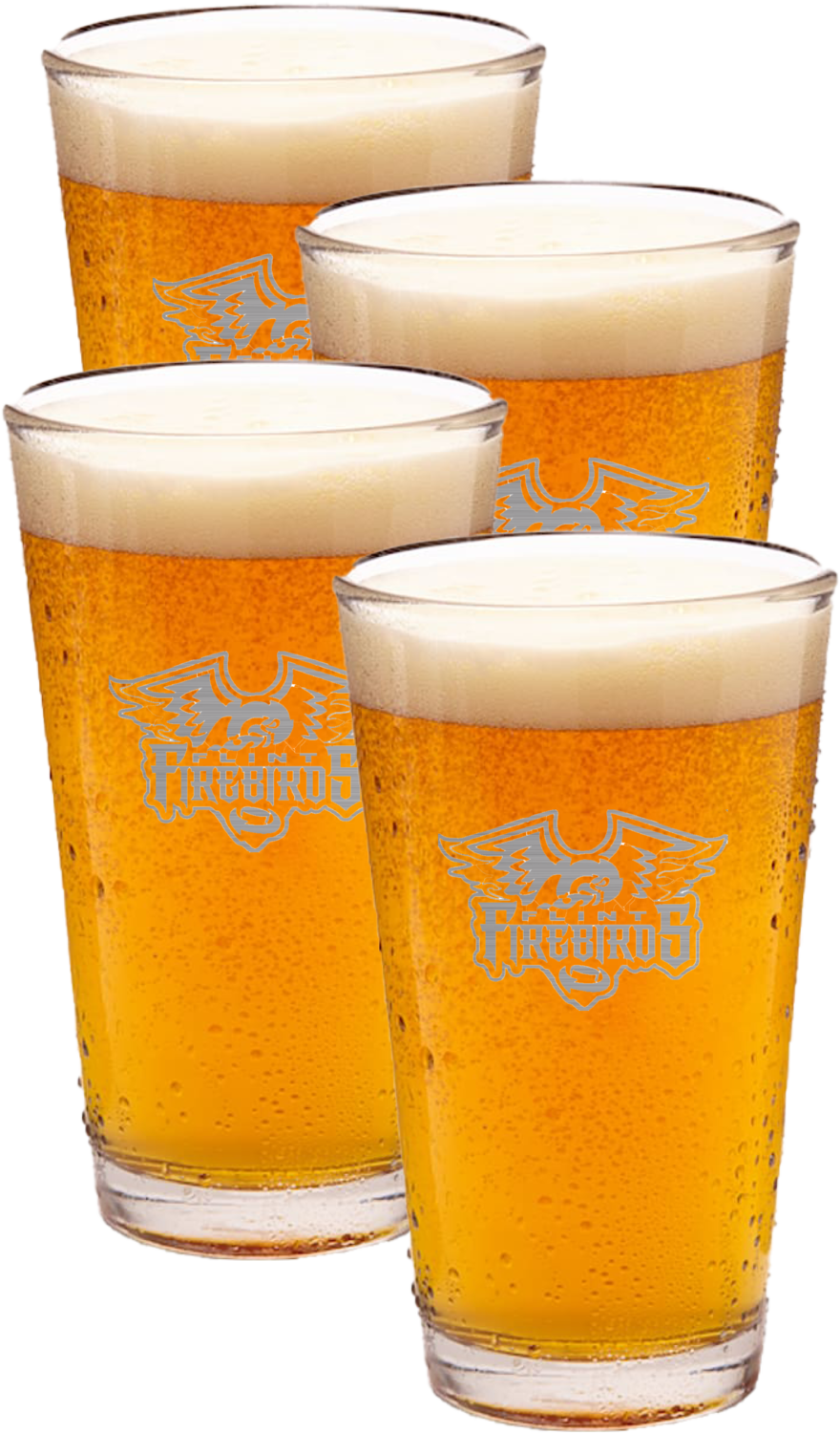 1 3 pint beer glasses