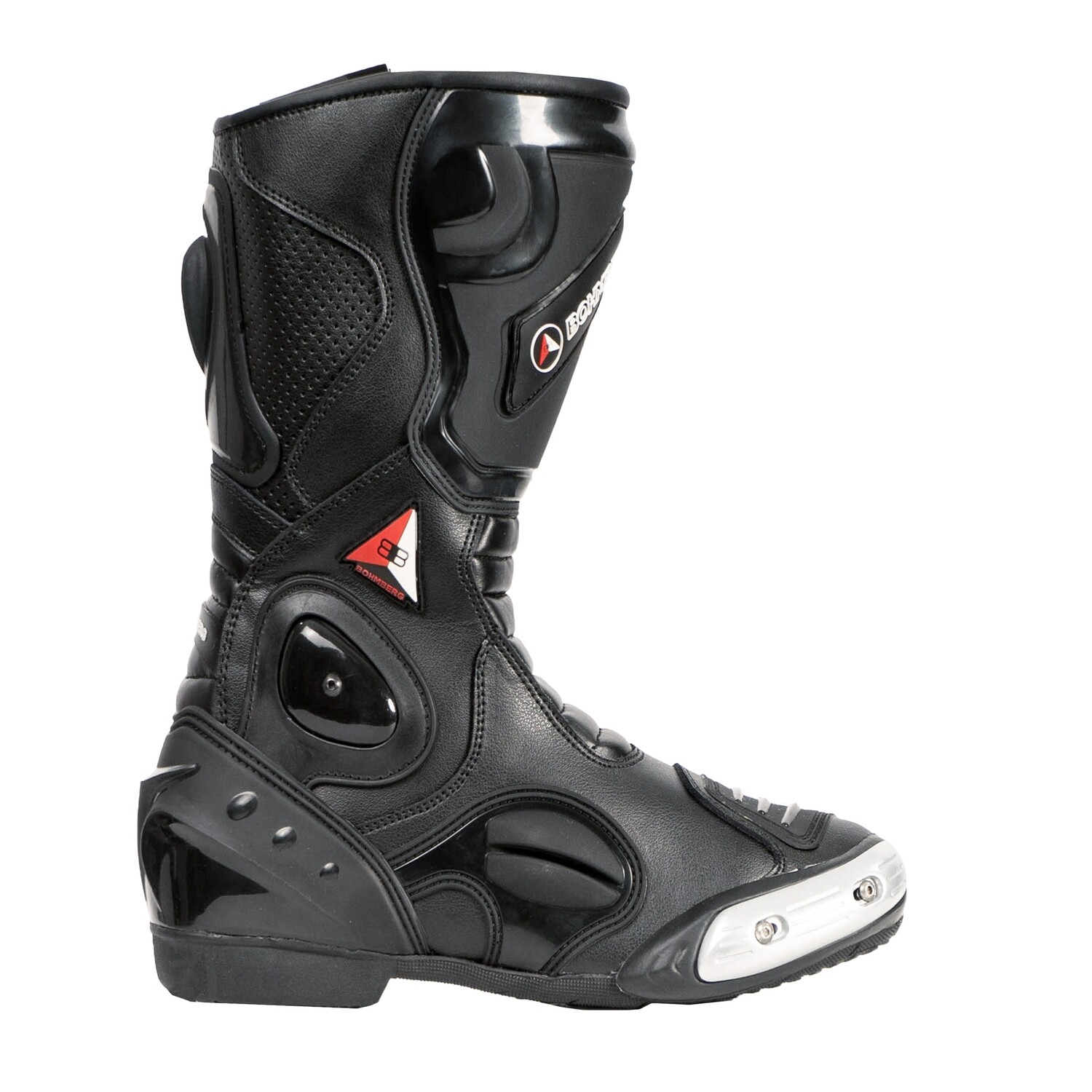 Motorradstiefel Für Männer – Sport-Lederstiefel Mit Schnellverschluss & Anti-Rutsch-Sohle | Größe 42, Blau