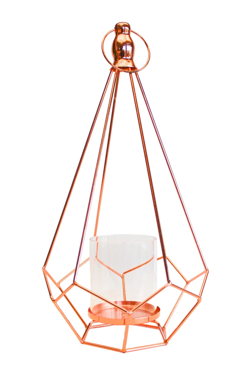 Pyramid Shape Candle Holder Rose Gold 41cm Catalogue Everyday Events