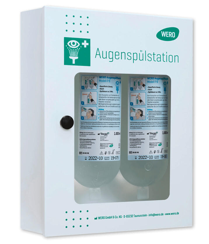WERO Augenspülflasche A8 – 2 X 1000 Ml Mit Steriler Kochsalzlösung, 3 Jahre Haltbar