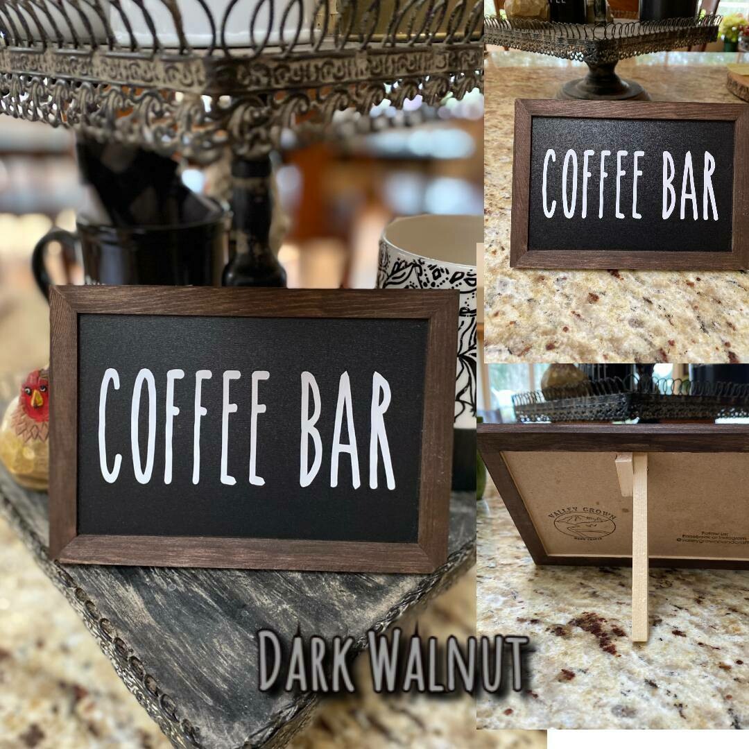 Farmhouse Chalkboard Coffee Bar Sign
