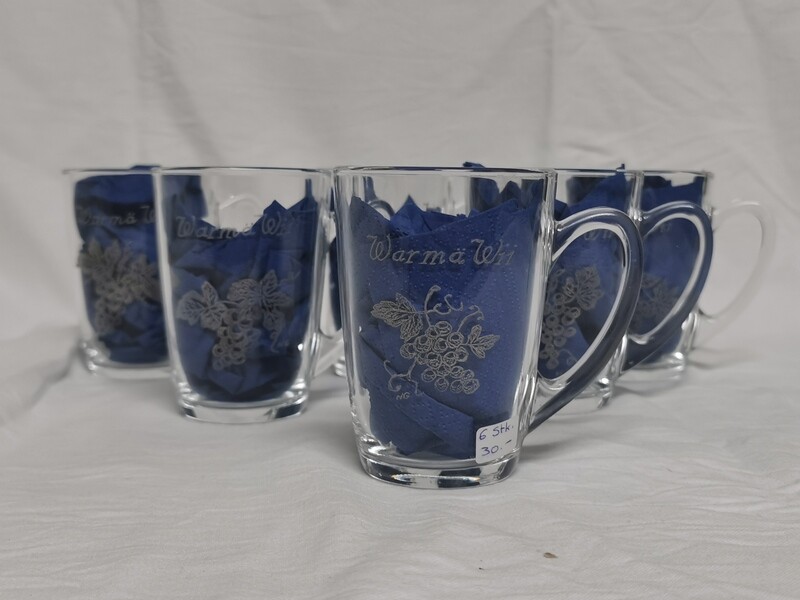 Gläserset geritzt - Warmä Wii (6 Gläser)