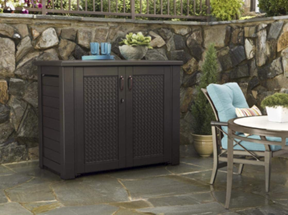Rubbermaid Extra Large Decorative Patio Storage Weather
