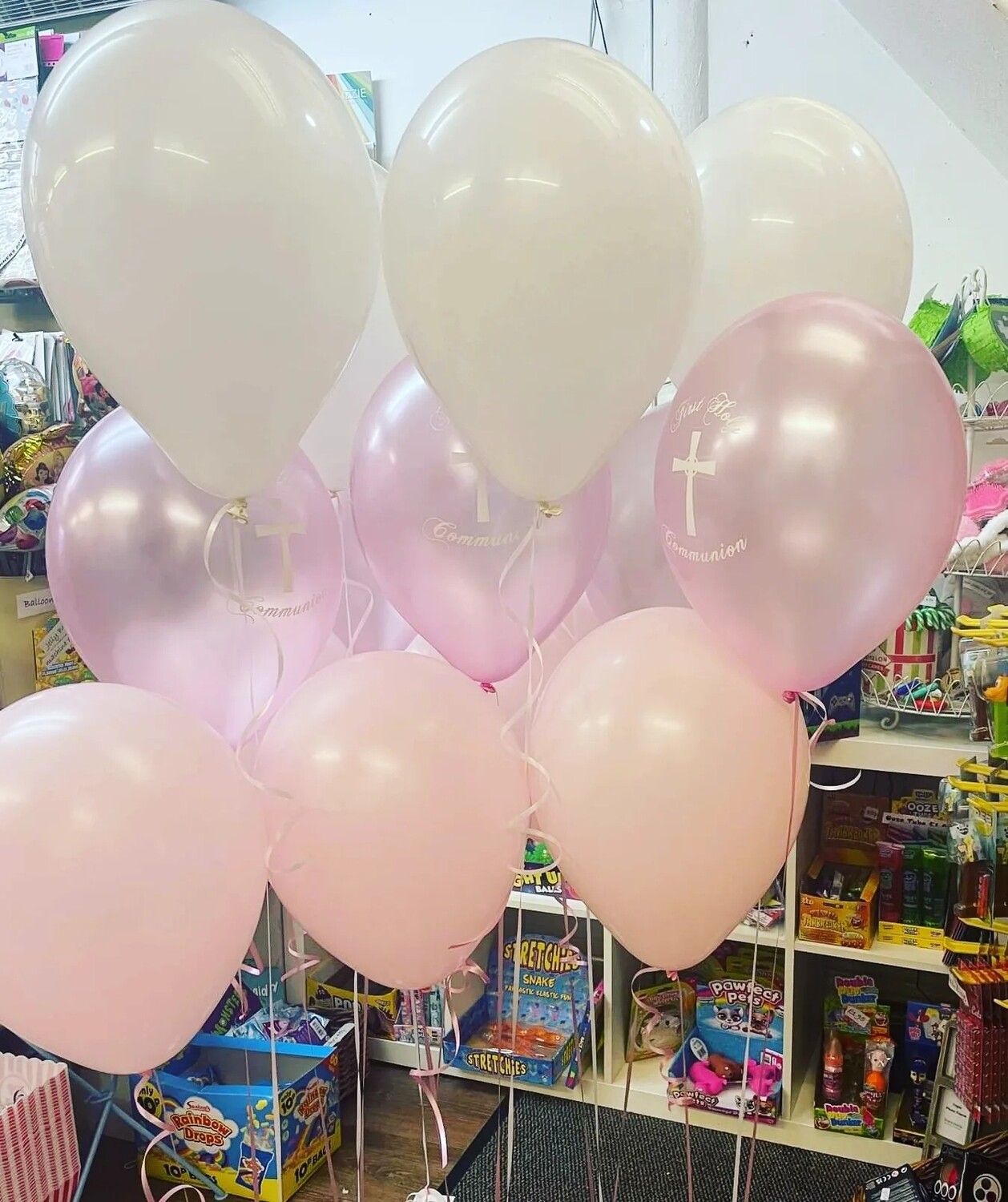 Communion Rosa Heliumballong 18