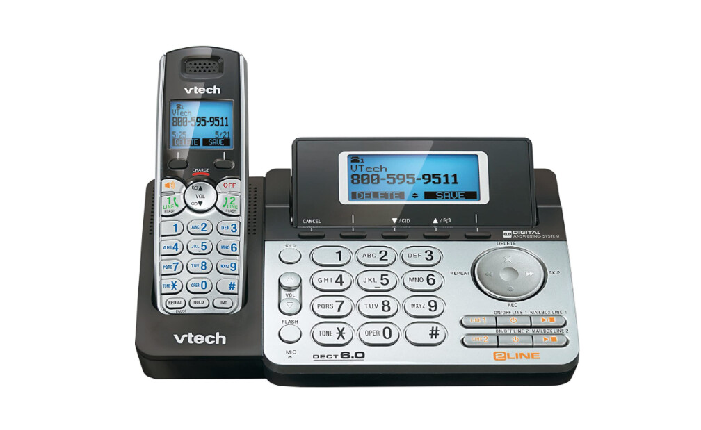 Vtech 2Line Cordless Phone System DS6151
