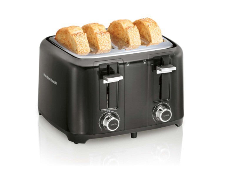 Hamilton Beach 4 Slice Toaster with ExtraWide Slots Black 24217