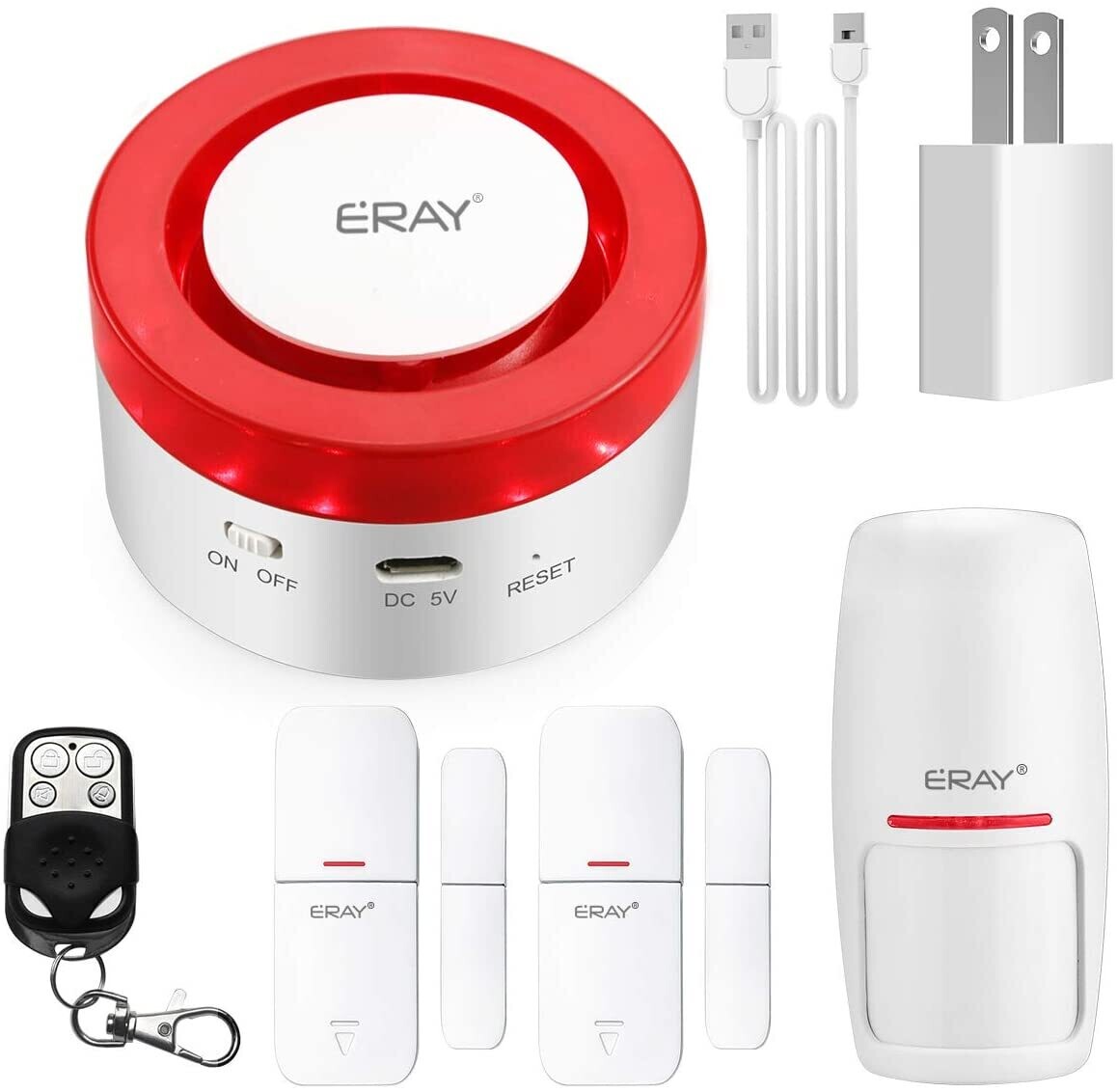 TUYA Smart Home Security Alarm Siren System, ERAY T1 Wireless WiFi