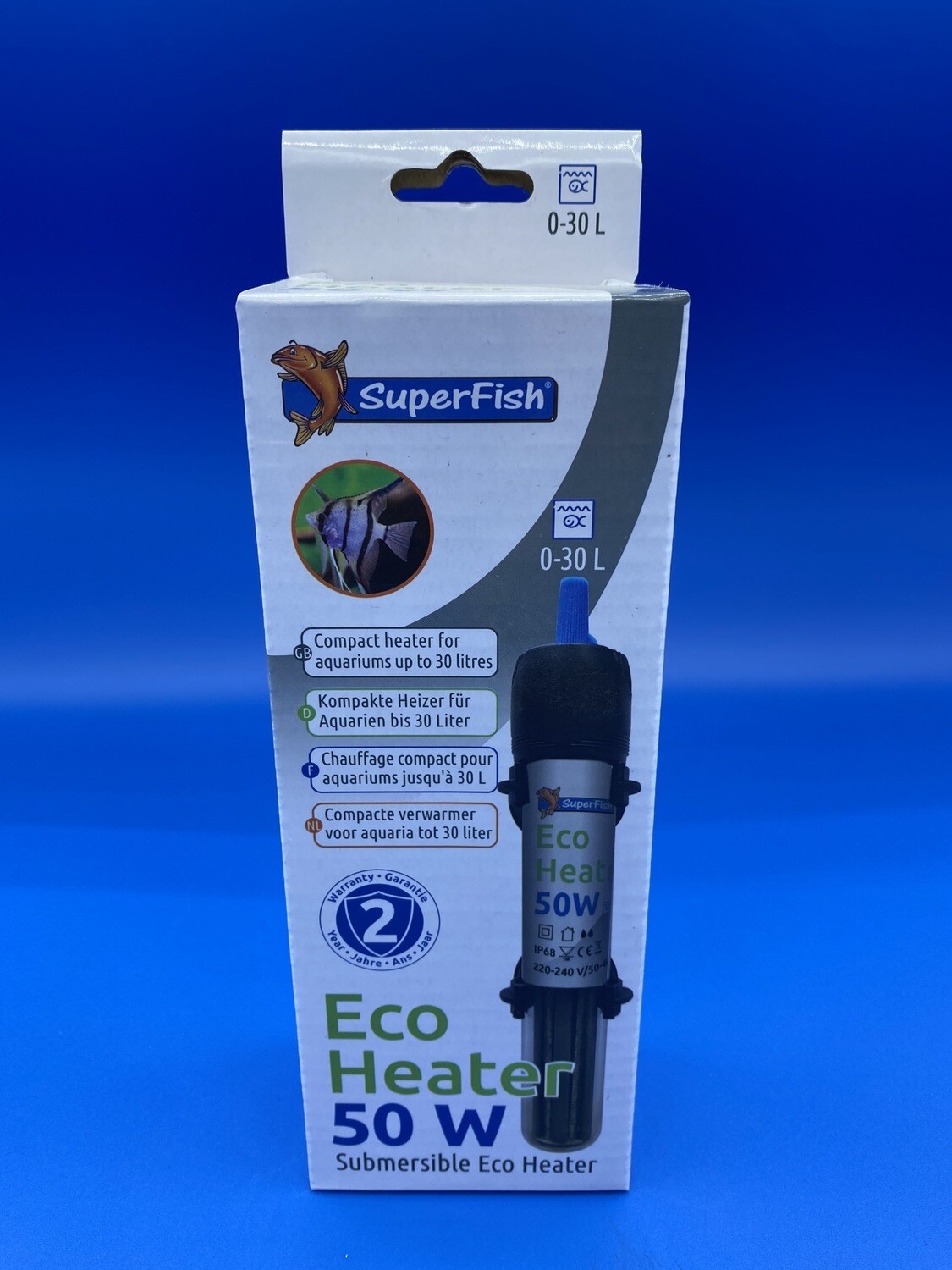 Chauffage compact pour aquarium 30L