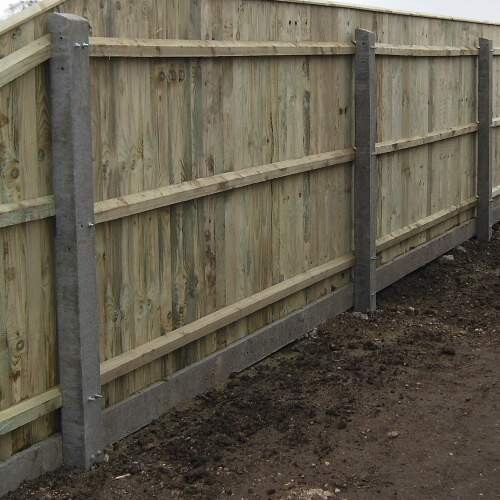 8ft (2400mm) Recessed Concrete Post