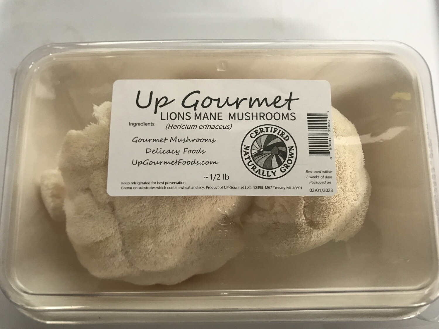 Lions Mane Mushrooms ~1/2 lb (fresh)