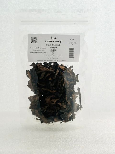 Black Trumpet Mushrooms ~ 1.4 oz (dried) Wild
