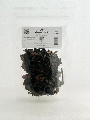 Black Trumpet Mushrooms ~ 1.4 oz (dried) Wild