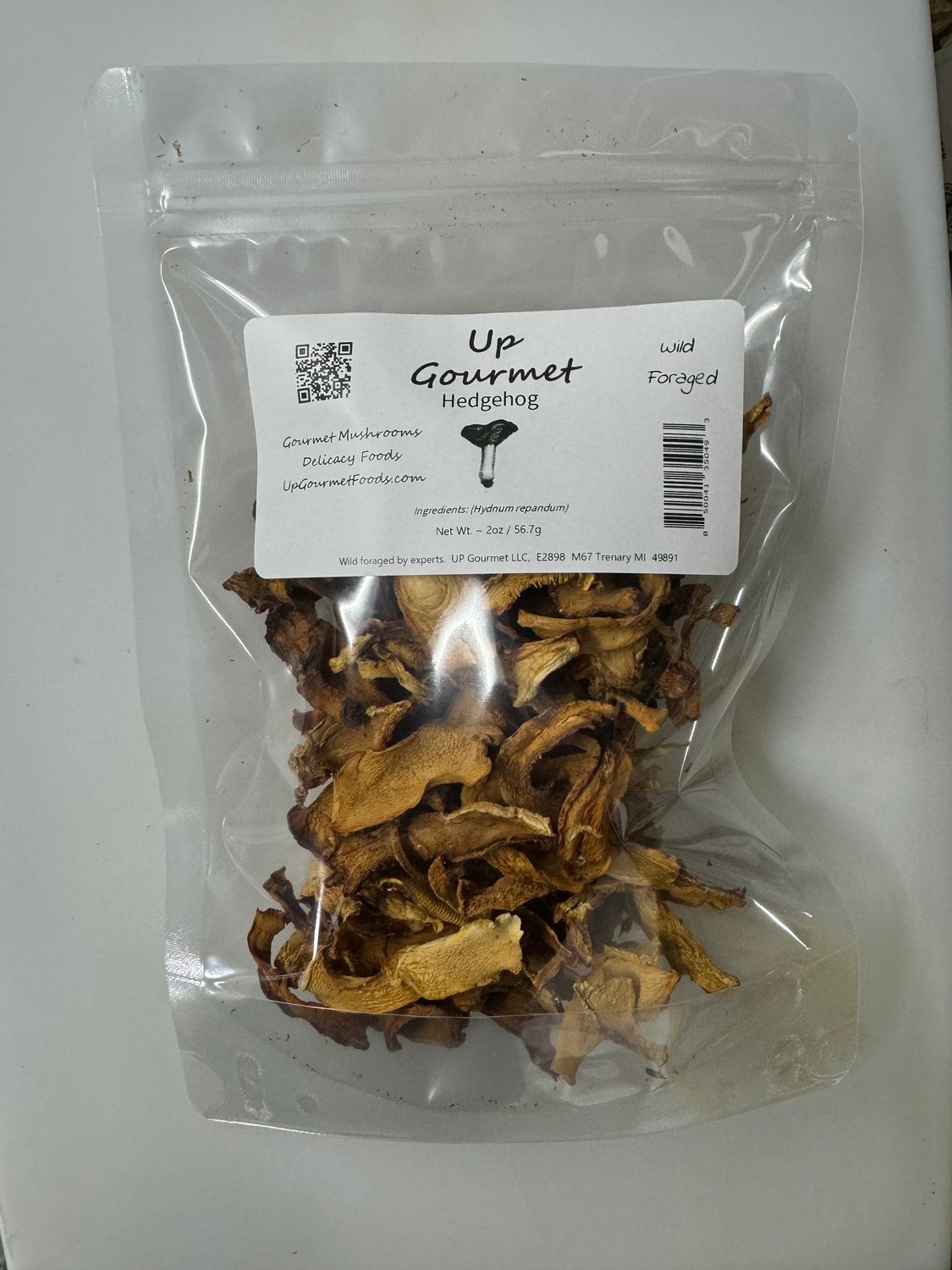 Hedgehog mushroom (Hydnum repandum) dried ~ 2 oz