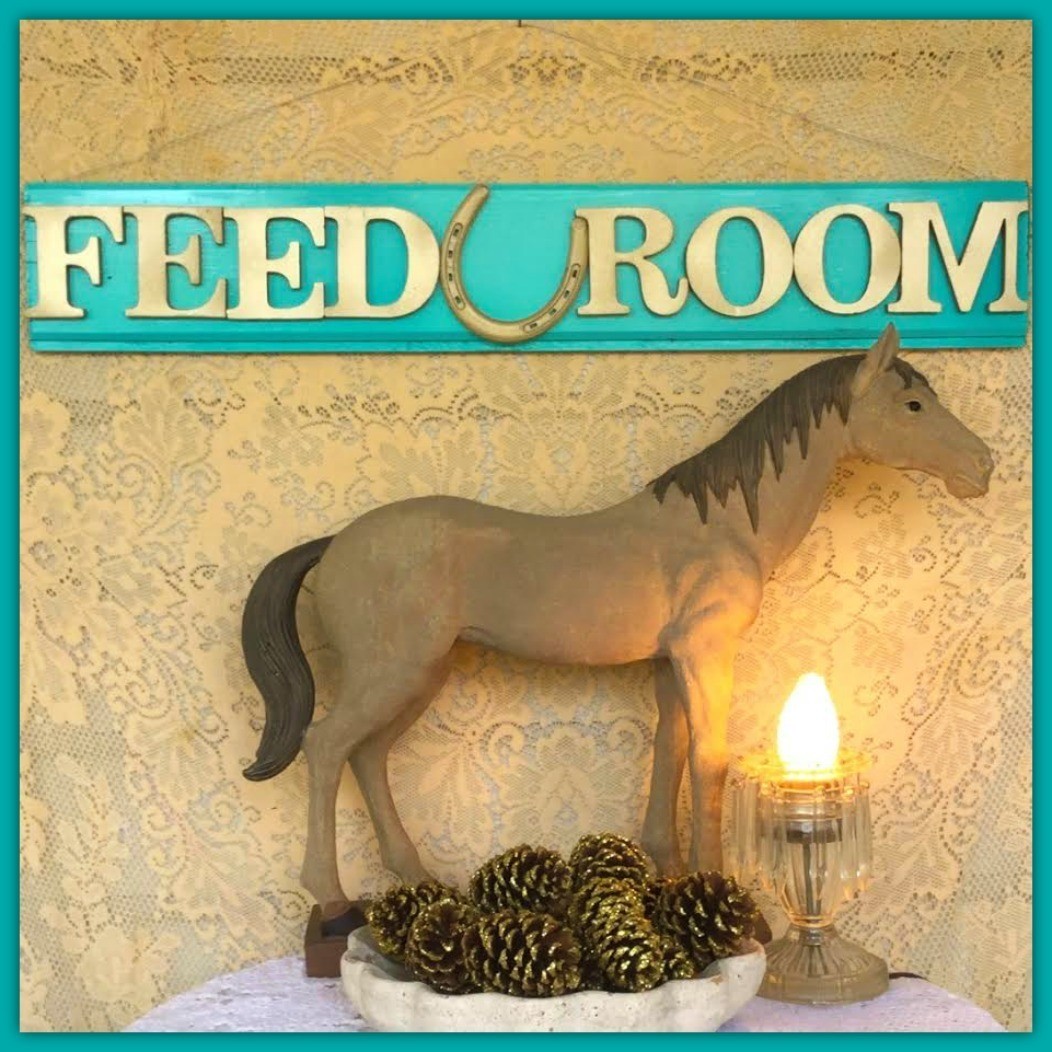 The Horse Mafia's "FEED ROOM" Sign The Horse Mafia Store Mafiatique