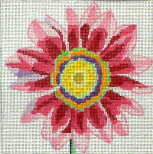 Dazzle Daisy (handpainted by Jean Smith) Needlepoint Canvases